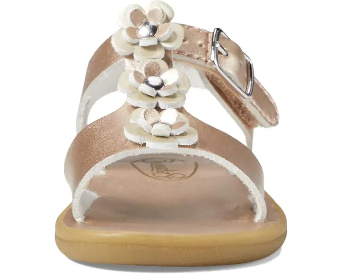 Детские сандалии FootMates Eco-Jasmine с цветочным принтом и регулируемой пряжкой