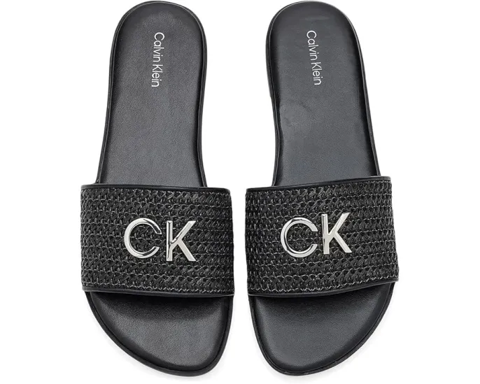 Calvin Klein балетки Koly с плетеным декором и квадратным носком