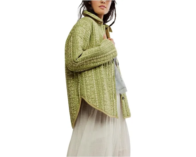 Куртка Alexie стёганая с контрастной подкладкой от Free People