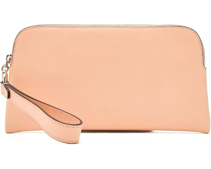 Средний ристреп Halo из мелкозернистой кожи с молнией Kate Spade New York