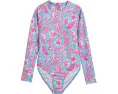 Детский лонгслив для плавания Snapper Rock Tropical Glow с защитой UPF 50+