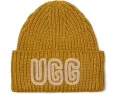 Шапка UGG Chunky Crafted Rib с крупной резинкой и контрастным логотипом
