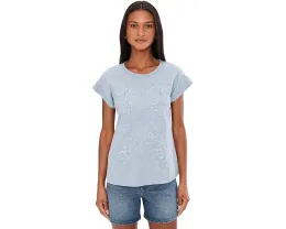 Футболка Cassidy с тональной вышивкой от Karyn Seo