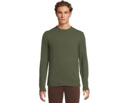 Свитер Barbour Essential Patch из чистой шерсти мериноса с кожаными заплатками