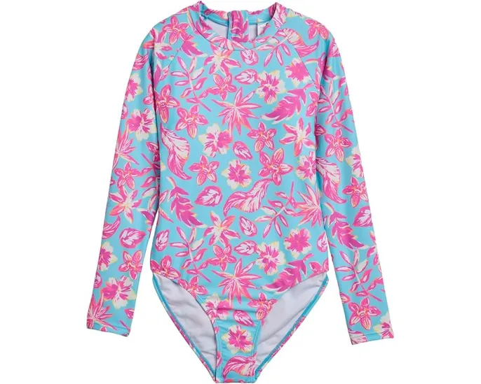 Детский лонгслив для плавания Snapper Rock Tropical Glow с защитой UPF 50+