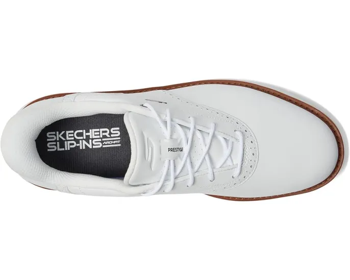 Гольф обувь Skechers Go Golf Prestige Slip-In ArchFit Spiked с классическим стилем