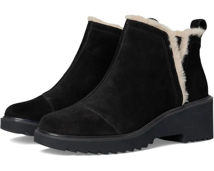Ботинки TOMS Maude на платформе из замши с боковой молнией