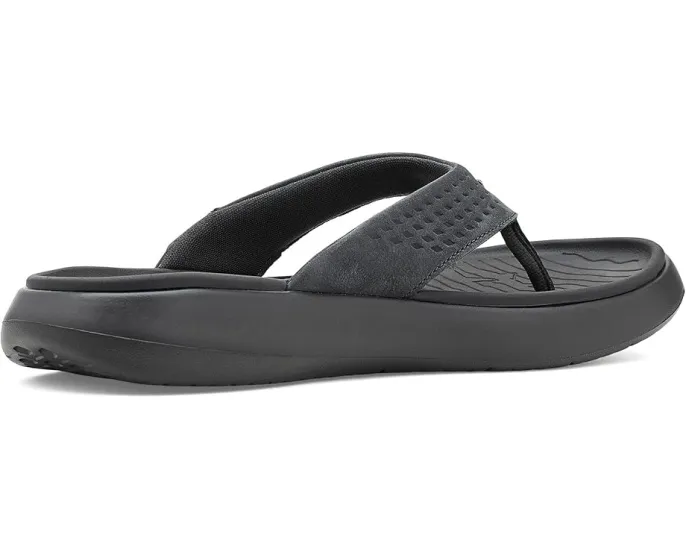 Шлепанцы Columbia Boatside Flip Lea PFG с ремешком из кожи и подошвой Omni-Grip