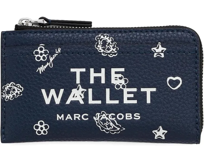 Кошелек Marc Jacobs The Bandana Top Zip Wallet на молнии