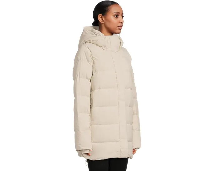 Куртка Columbia Amaze Puff Mid с капюшоном на пухе 650 и двухсторонней молнией