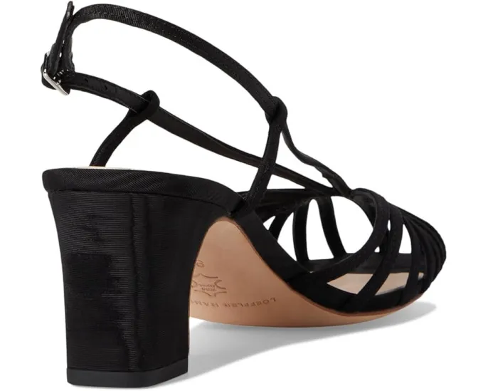 Сандалии Loeffler Randall Priscilla на среднем каблуке с решетчатым верхом