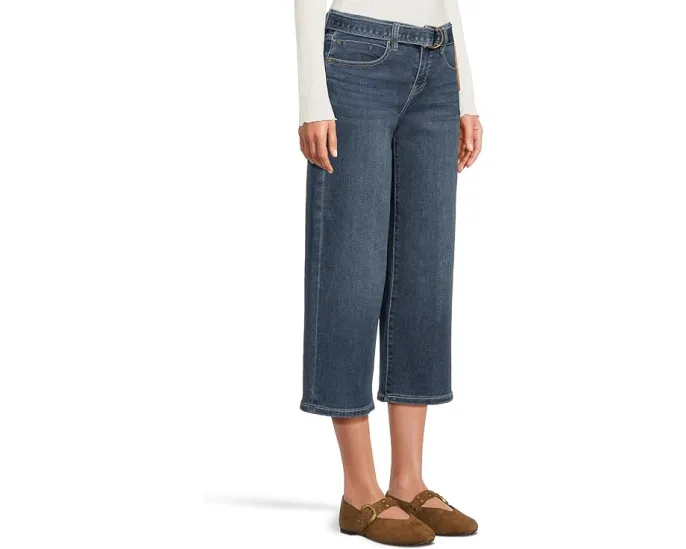 Джинсы Liverpool Los Angeles Petite укороченные широкие с поясом 64 см