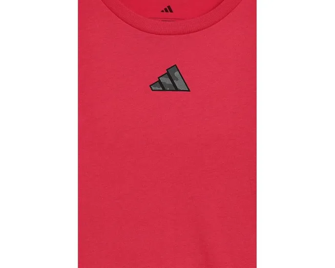 Футболка Adidas Sportswear Camo Lineage с длинным рукавом и камуфляжным принтом
