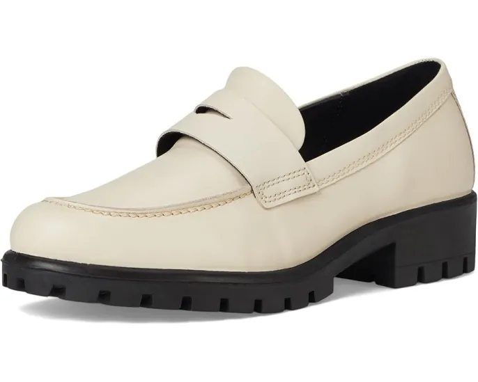 ECCO Мокасины Modtray Penny Loafers из цельной кожи с тракторной подошвой