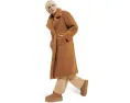 Длинное пальто UGG Gertrude из искусственного меха с двубортной застежкой