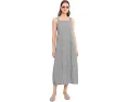 Платье-фонарик Organic Cotton Pucker Check Eileen Fisher с органическим хлопком