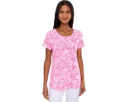 Футболка Lilly Pulitzer Etta с круглым вырезом и короткими рукавами