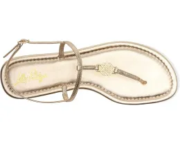 Босоножки Delilah с логотипом и ремешком от Lilly Pulitzer