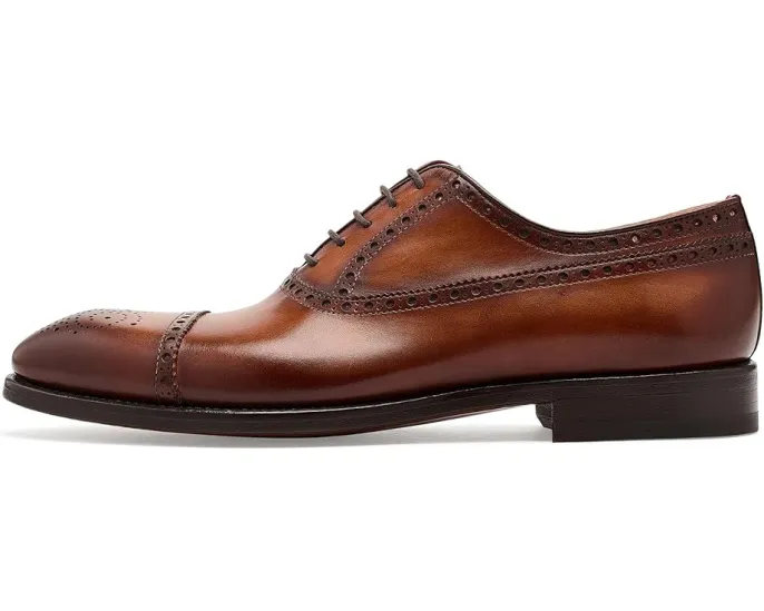 Туфли Magnanni Hipolito с перфорацией на носке из натуральной кожи