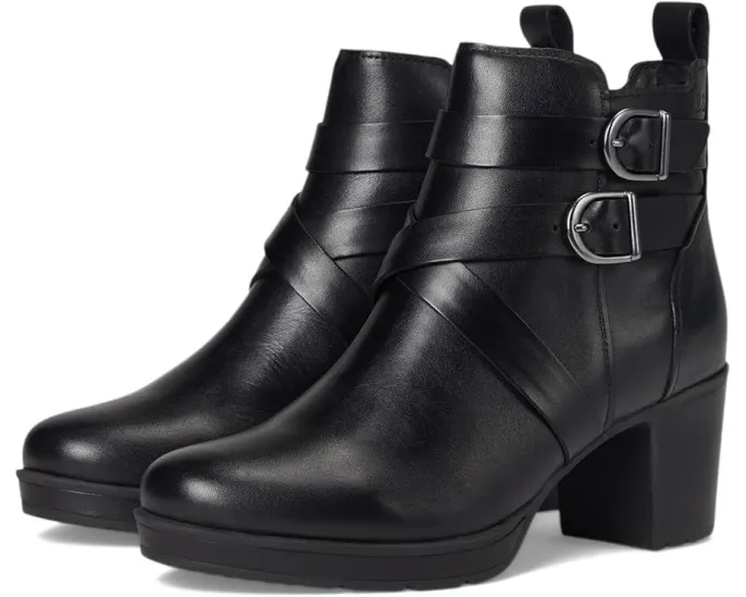 Ботинки Josef Seibel Gloria 08 на каблуке с молнией и кожаным верхом