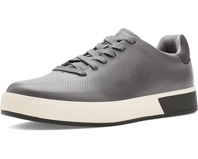 Кожаные кроссовки Cole Haan Grandpro Angleace с круглым носком и резиновой подошвой