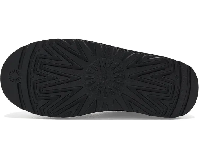 Слипоны UGG Tasman из нубука с мехом внутри