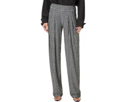 Norma Kamali Low Rise Pleated Trouser брюки с защипами на эластичном поясе