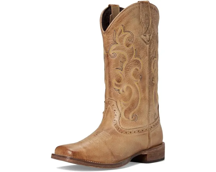 Ковбойские сапоги Roper Classic Cowgirl из мягкой кожи с широким квадратным носком