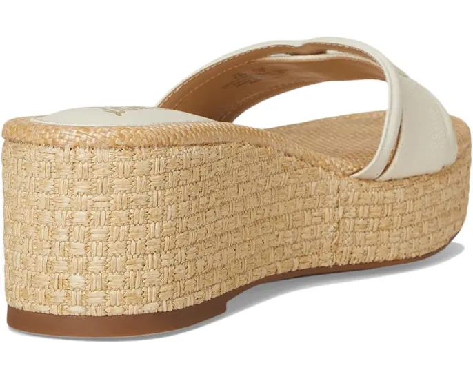 Сандалии Sam Edelman Pauleena на платформе с клиновидным каблуком и логотипом