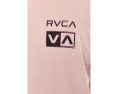 Футболка RVCA Glitch Short Sleeve с принтом и красной строчкой