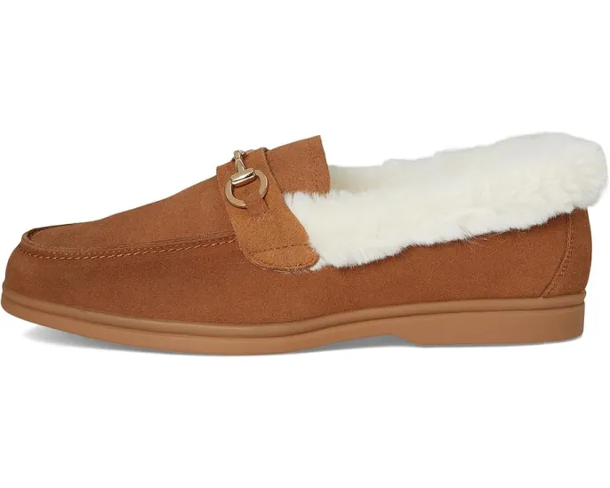 Лоферы Spring Step Laurin из замши с искусственным мехом и съемной стелькой