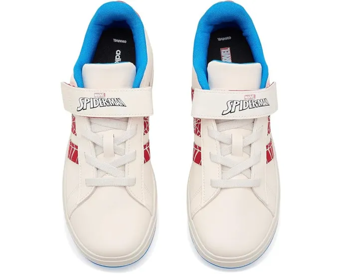 Детские кроссовки adidas Marvel Spider-Man Grand Court с эластичными шнурками