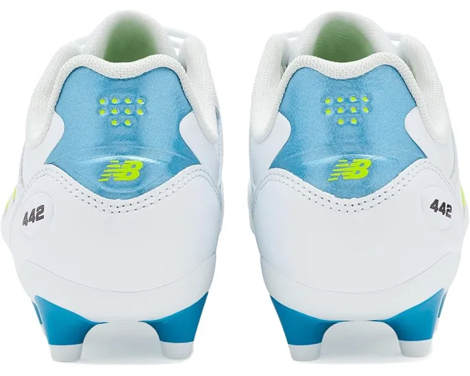 New Balance 442 Team FG V3 бутсы белые с шипами