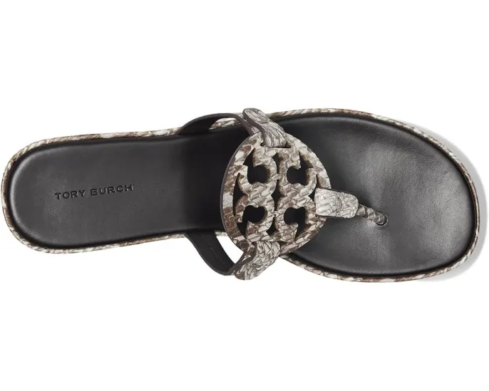 Босоножки Tory Burch Miller Wedge 25Mm на платформе с кожаным верхом