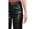 Джинсы Joe's Jeans The Lyra Slim Ankle из веганской кожи
