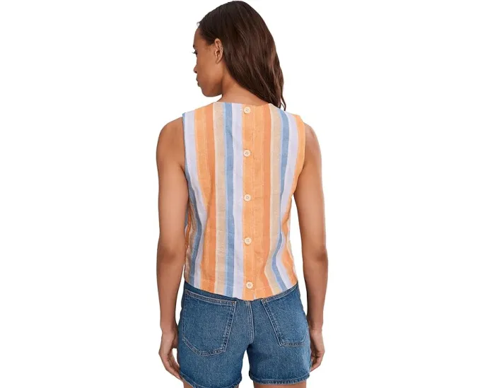 Топ Liverpool Los Angeles без рукавов с застежкой на пуговицах сзади