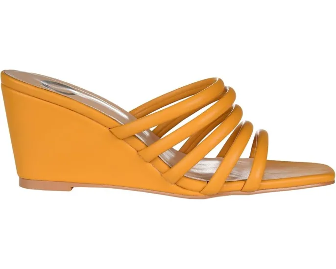 Босоножки Rizie Wedge от Journee Collection на платформе с трубчатыми ремешками