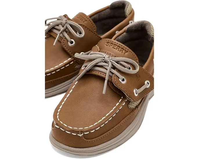 Детские мокасины Sperry Lanyard с сетчатыми вставками и застежкой на липучке