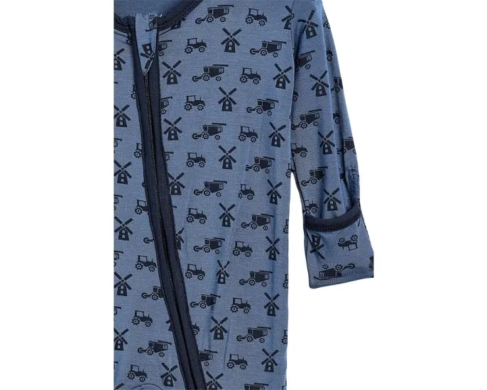 Kickee Pants Kids комбинезон для младенцев с двухсторонней молнией и мягкой подкладкой