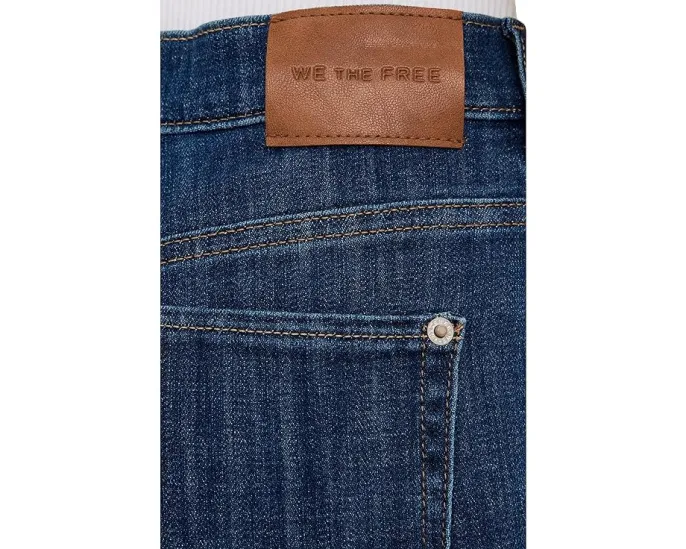 Джинсы Free People Double Knot High-Rise Straight с высокой посадкой и прямым кроем