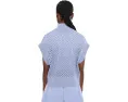 Вязаный свитер Gaines 1/2 Zip от Varley с высоким воротником и короткими рукавами