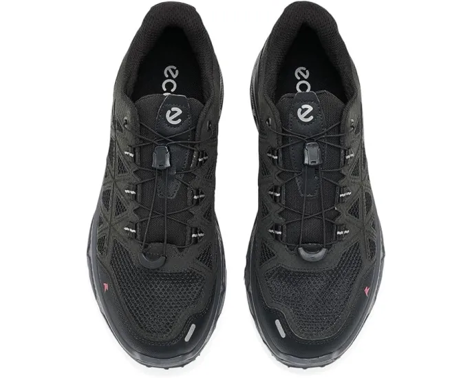 ECCO Receptor XP Breathru Toggle черные треккинговые кроссовки из текстиля