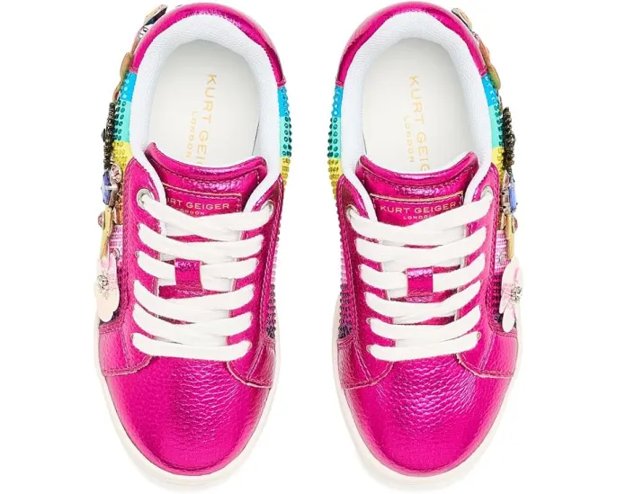 Кроссовки Kurt Geiger London Kids Mini Laney Tutti Frutti с яркой отделкой