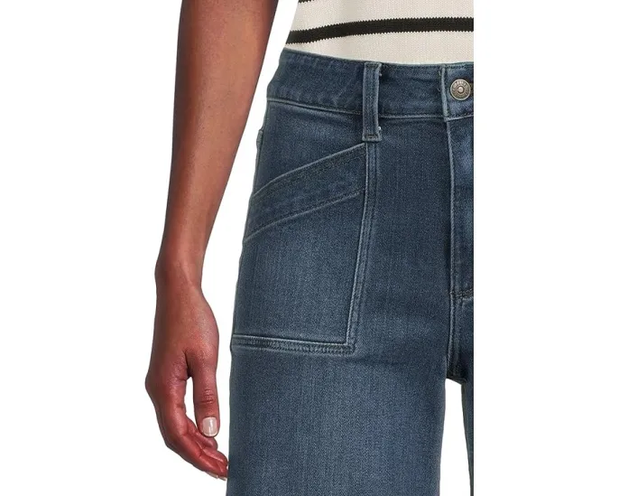 Джинсы Anessa с накладными карманами Quincy в цвете Cream Cloud от Paige