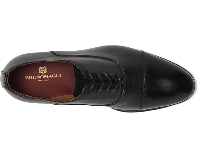 Классические оксфорды Bruno Magli Adriano с мыском и резиновой подошвой