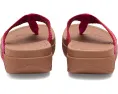 FitFlop Surfa Stripe-Webbing Toe-Post Sandals с ремешками из тесьмы