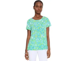 Топ Lilly Pulitzer Etta с круглым вырезом из пима-хлопка