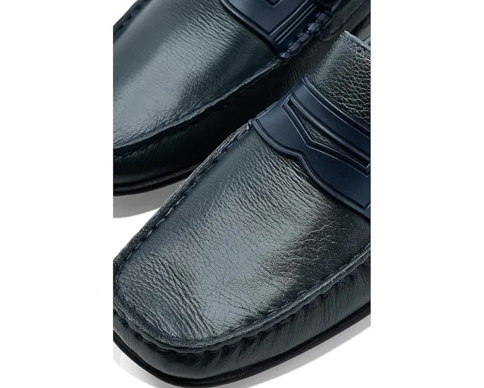 Мокасины Davidson St Marc Joseph New York из зернистой кожи