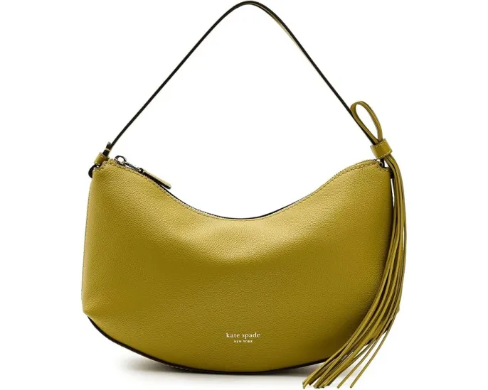 Сумка через плечо Loop Pebbled Leather Shoulder Bag с бахромой от Kate Spade New York