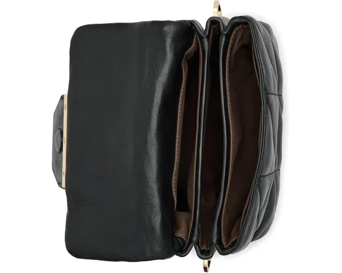 Компактный кроссбоди AllSaints Jupiter Quilt из стеганой кожи для вечера